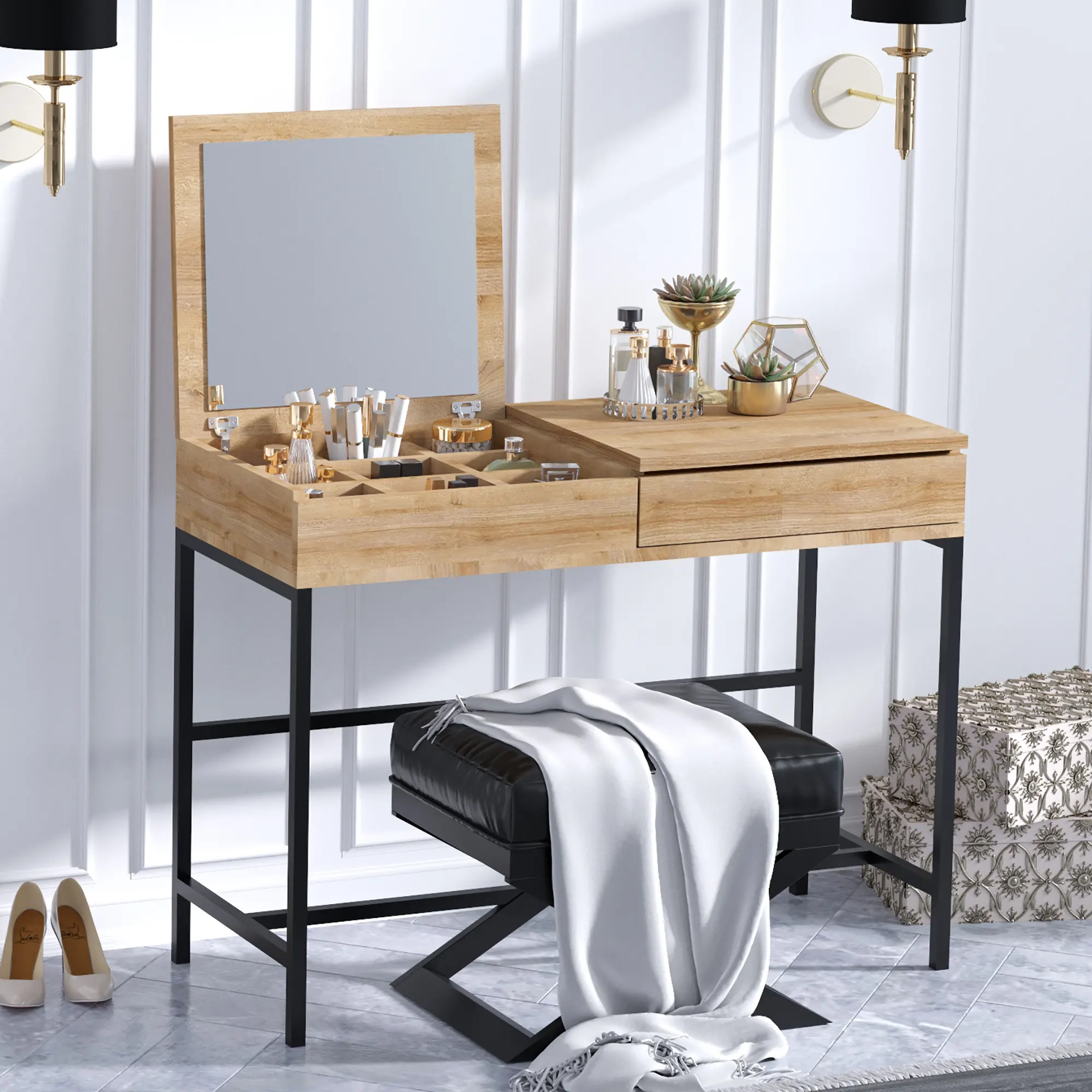 LİNDA Makyaj Masası