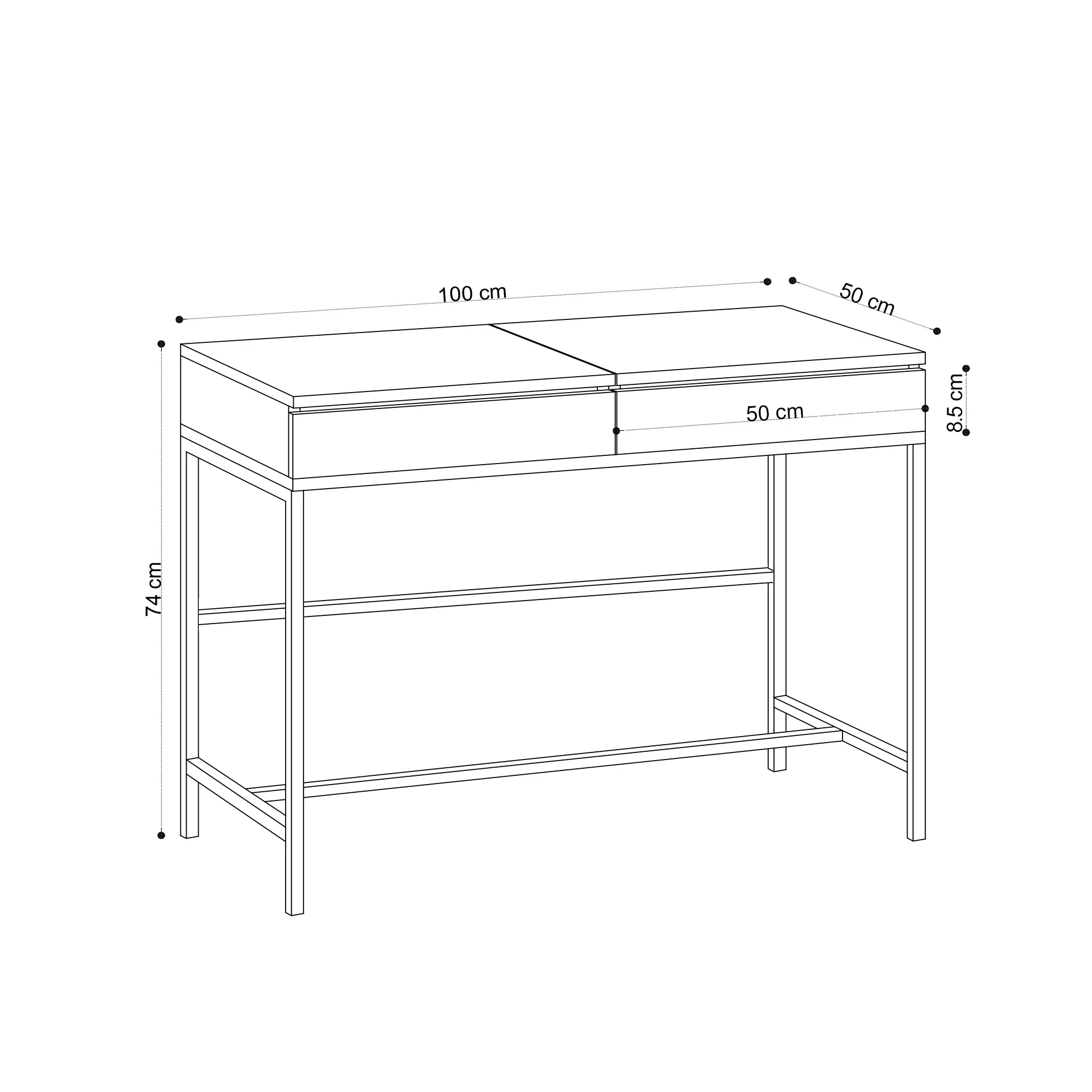 LİNDA Makyaj Masası